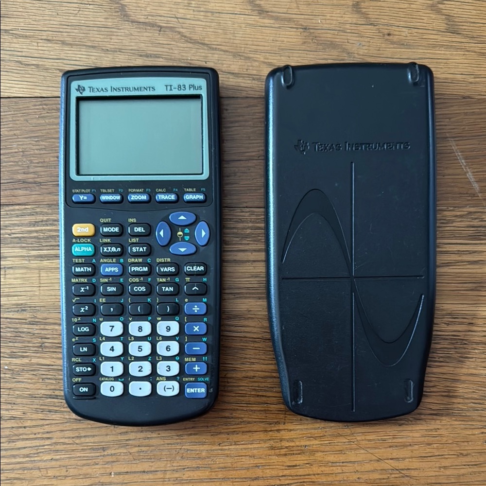 🧮 Texas Instruments TI-83 Plus graphing calculator.